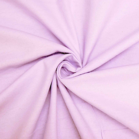 Plain cotton wincyette lilac