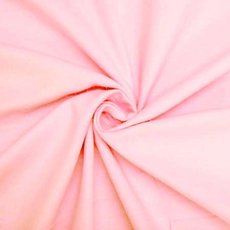 Plain cotton wincyette pink