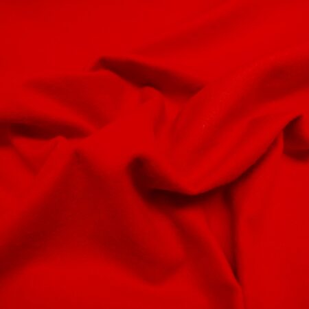 Plain cotton wincyette red