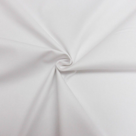 Plain cotton wincyette white