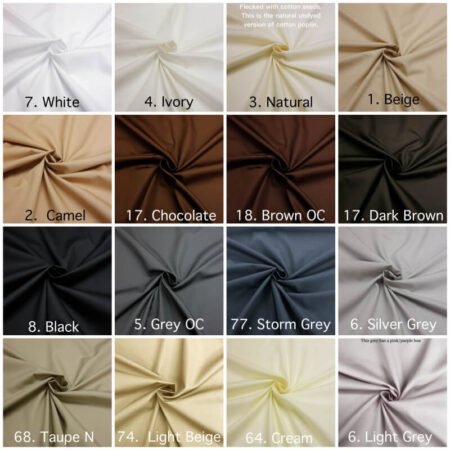 Plain Cotton Poplin - Image 5
