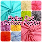 Polka Dot Poplin Fabric