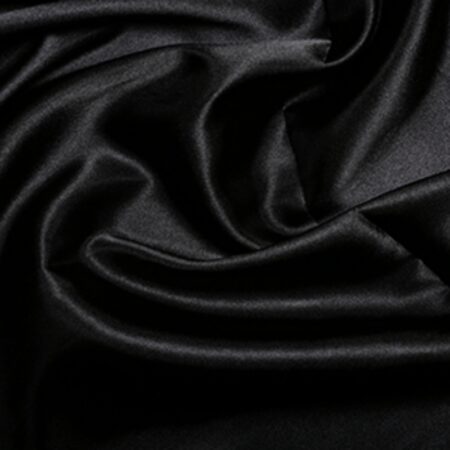 Polyester satin black