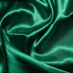 Polyester satin emerald