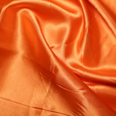 Polyester satin orange