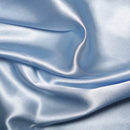 Polyester satin blue