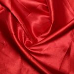 Polyester satin red
