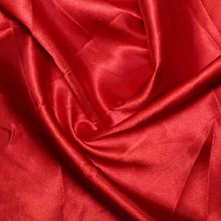 Polyester satin red
