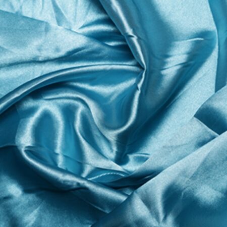 Polyester satin turquoise