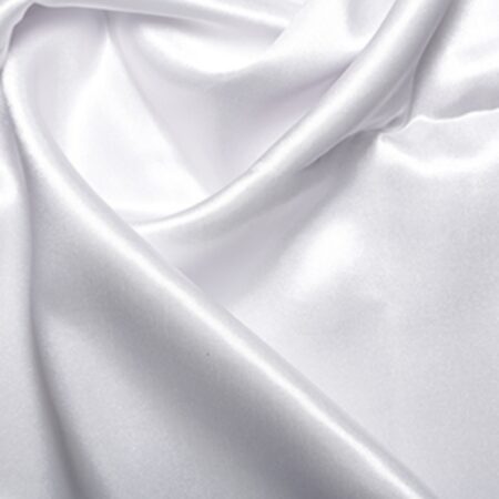 Polyester satin white
