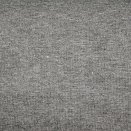 Cotton jersey rib grey