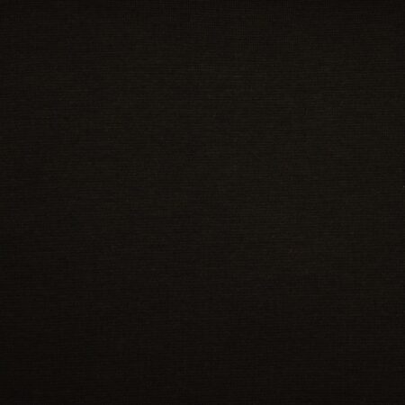 Cotton jersey rib black