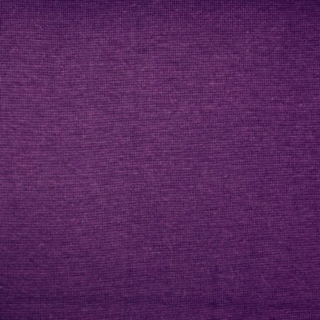 Cotton jersey rib purple