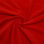 Cotton velvet red