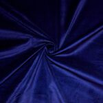Cotton velvet navy