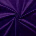 Cotton velvet purple