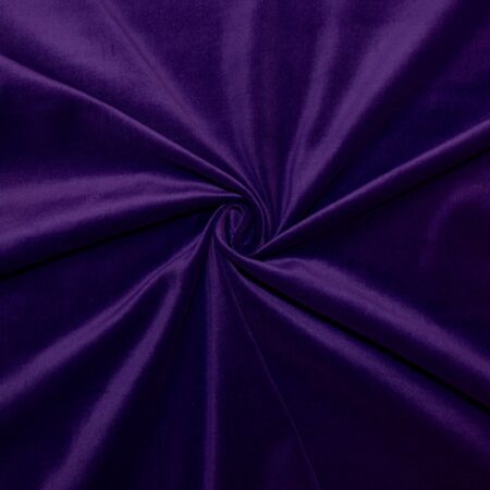 Cotton velvet purple