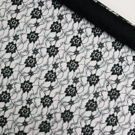 floral lace black
