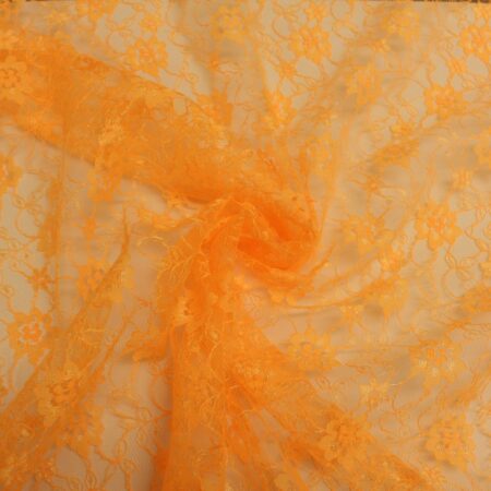 floral lace tangerine