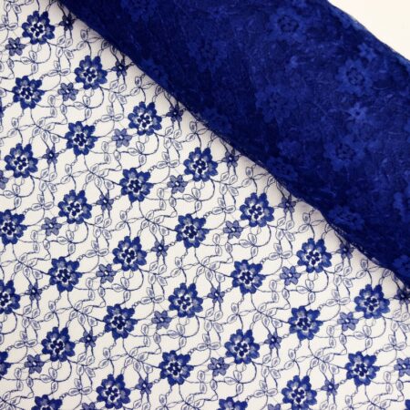 floral lace navy