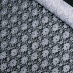 floral lace silver