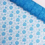 floral lace tangerine turquoise