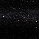 Glitter tulle black