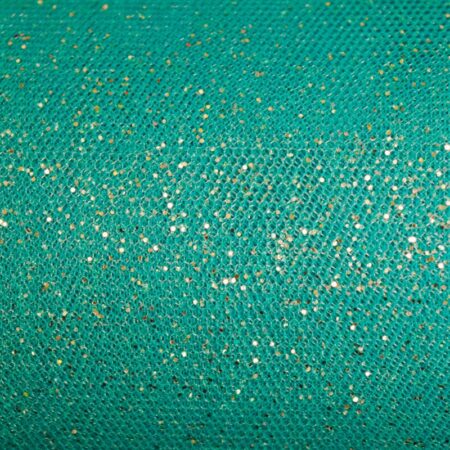 Glitter tulle jade