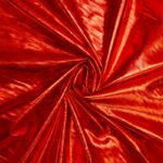 High shine stretch red