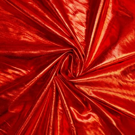 High shine stretch red