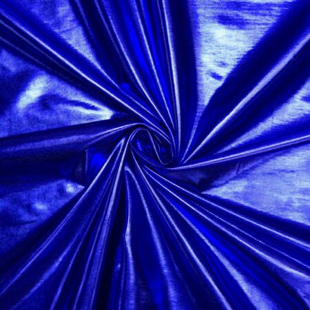 High shine stretch royal blue