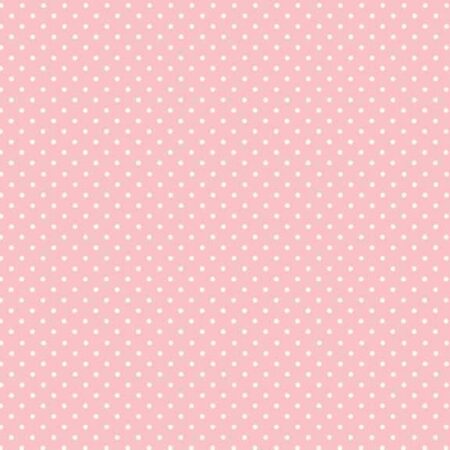 Makower spot fabric pink