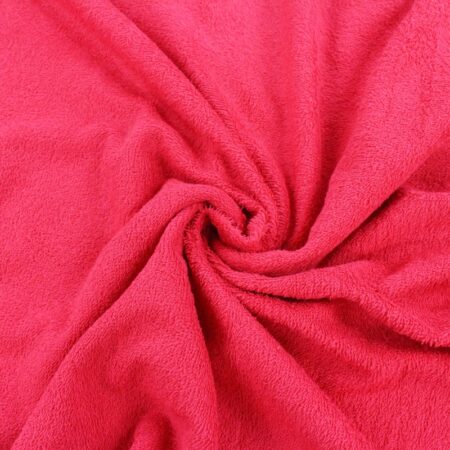 Towelling cerise