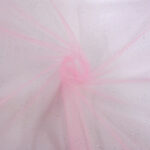 Glitter tulle candy pink