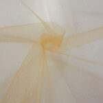 Glitter tulle gold
