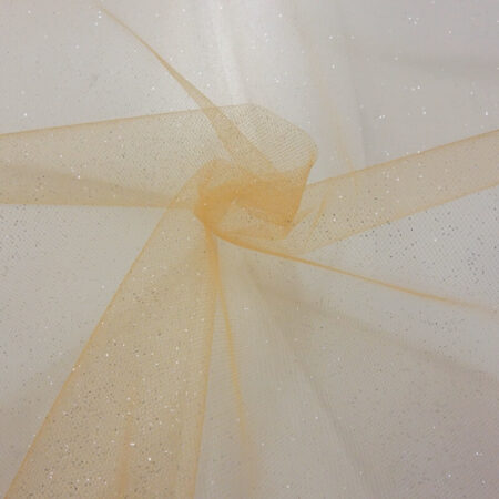 Glitter tulle gold