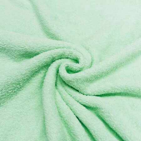 towelling fabric mint