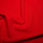 Polyester bi-stretch red
