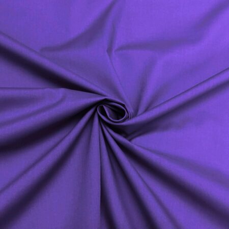 Poly cotton purple