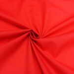 Poly cotton red