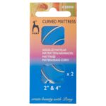 Curved mattress needles