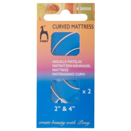 Curved mattress needles