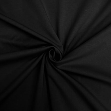 cotton jersey black