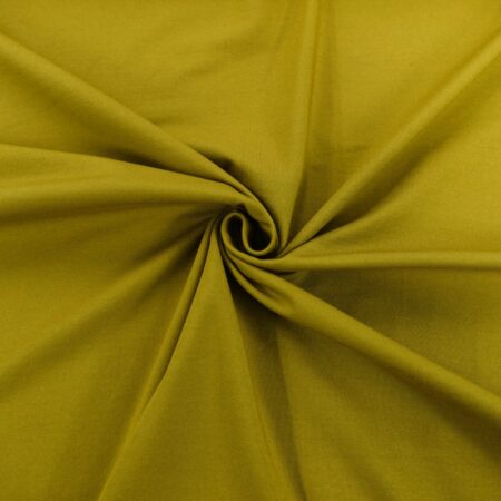 cotton jersey mustard