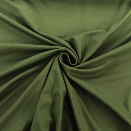 army green jersey fabric