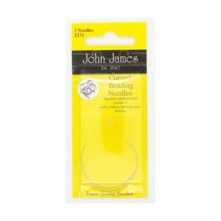 John James needles curved beading
