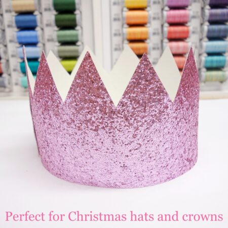 Chunky glitter fabric