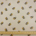Linen look bumblebees