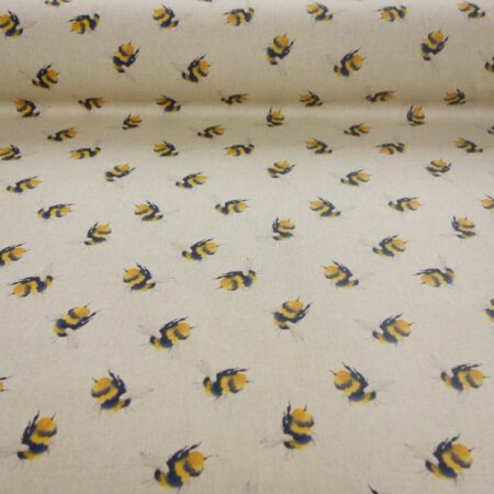 Linen look bumblebees