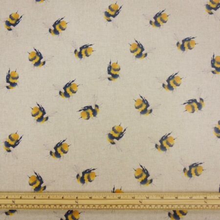 Linen look bumblebees